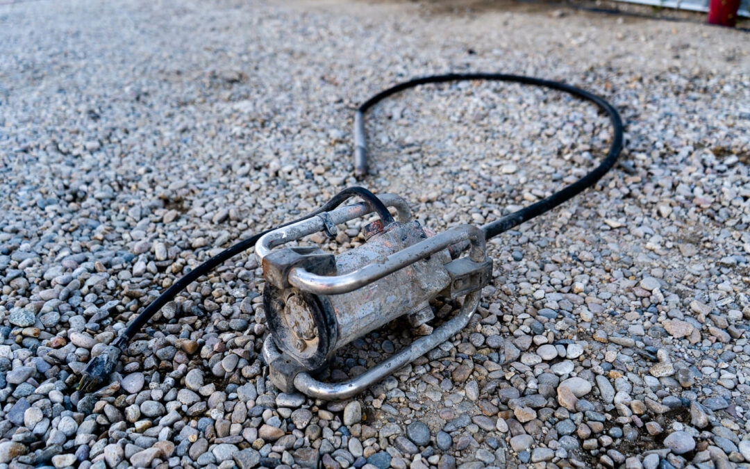 The Use of a Concrete Vibrating Machine