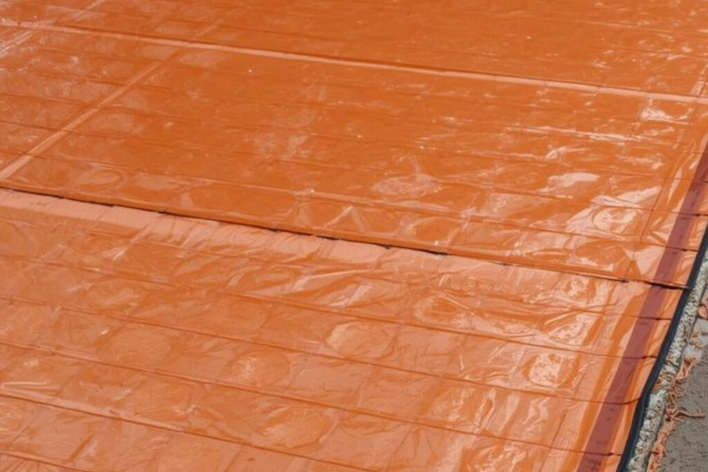 Concrete Thermal Blanket Covering Wet Concrete